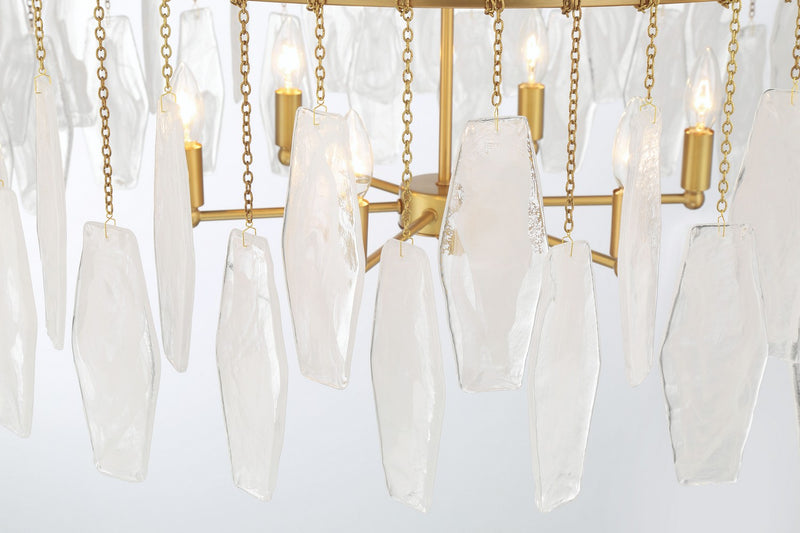 Six Light Pendant<br /><span style="color:#4AB0CE;">Entrega: 4-10 dias en USA</span><br /><span style="color:#4AB0CE;font-size:60%;">PREGUNTE POR ENTREGA EN PANAMA</span><br />Collection: Willow<br />Finish: Legacy Brass