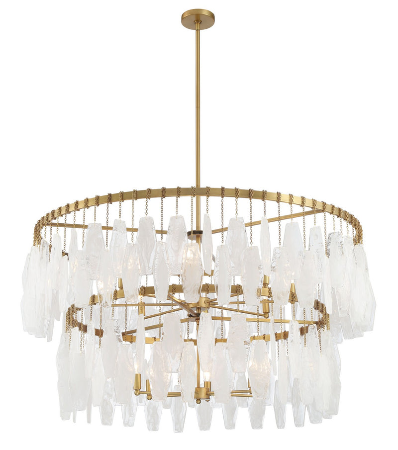 14 Light Pendant<br /><span style="color:#4AB0CE;">Entrega: 4-10 dias en USA</span><br /><span style="color:#4AB0CE;font-size:60%;">PREGUNTE POR ENTREGA EN PANAMA</span><br />Collection: Willow<br />Finish: Legacy Brass