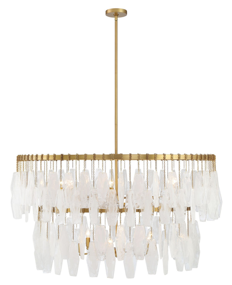 14 Light Pendant<br /><span style="color:#4AB0CE;">Entrega: 4-10 dias en USA</span><br /><span style="color:#4AB0CE;font-size:60%;">PREGUNTE POR ENTREGA EN PANAMA</span><br />Collection: Willow<br />Finish: Legacy Brass
