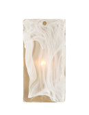 One Light Wall Sconce<br /><span style="color:#4AB0CE;">Entrega: 8-9 semanas en USA</span><br /><span style="color:#4AB0CE;font-size:60%;">PREGUNTE POR ENTREGA EN PANAMA</span><br />Collection: Veil<br />Finish: Legacy Brass