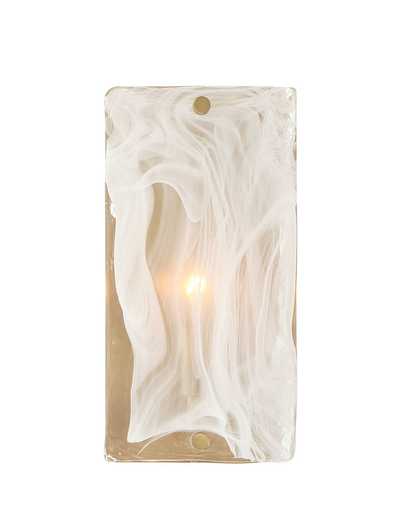 One Light Wall Sconce<br /><span style="color:#4AB0CE;">Entrega: 8-9 semanas en USA</span><br /><span style="color:#4AB0CE;font-size:60%;">PREGUNTE POR ENTREGA EN PANAMA</span><br />Collection: Veil<br />Finish: Legacy Brass
