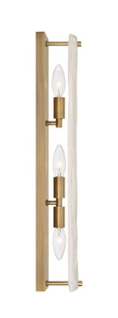 Minka-Lavery - 3633-732 - Three Light Vanity - Veil - Legacy Brass