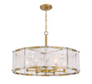 Six Light Pendant<br /><span style="color:#4AB0CE;">Entrega: 4-10 dias en USA</span><br /><span style="color:#4AB0CE;font-size:60%;">PREGUNTE POR ENTREGA EN PANAMA</span><br />Collection: Veil<br />Finish: Legacy Brass