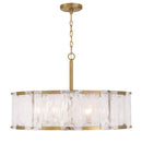 Six Light Pendant<br /><span style="color:#4AB0CE;">Entrega: 4-10 dias en USA</span><br /><span style="color:#4AB0CE;font-size:60%;">PREGUNTE POR ENTREGA EN PANAMA</span><br />Collection: Veil<br />Finish: Legacy Brass