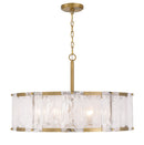 Six Light Pendant<br /><span style="color:#4AB0CE;">Entrega: 17-18 semanas en USA</span><br /><span style="color:#4AB0CE;font-size:60%;">PREGUNTE POR ENTREGA EN PANAMA</span><br />Collection: Veil<br />Finish: Legacy Brass