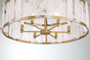 Six Light Pendant<br /><span style="color:#4AB0CE;">Entrega: 17-18 semanas en USA</span><br /><span style="color:#4AB0CE;font-size:60%;">PREGUNTE POR ENTREGA EN PANAMA</span><br />Collection: Veil<br />Finish: Legacy Brass