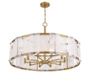 Ten Light Pendant<br /><span style="color:#4AB0CE;">Entrega: 4-10 dias en USA</span><br /><span style="color:#4AB0CE;font-size:60%;">PREGUNTE POR ENTREGA EN PANAMA</span><br />Collection: Veil<br />Finish: Legacy Brass