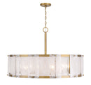 Ten Light Pendant<br /><span style="color:#4AB0CE;">Entrega: 4-10 dias en USA</span><br /><span style="color:#4AB0CE;font-size:60%;">PREGUNTE POR ENTREGA EN PANAMA</span><br />Collection: Veil<br />Finish: Legacy Brass