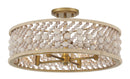 Four Light Semi Flush Mount<br /><span style="color:#4AB0CE;">Entrega: 4-10 dias en USA</span><br /><span style="color:#4AB0CE;font-size:60%;">PREGUNTE POR ENTREGA EN PANAMA</span><br />Collection: Horsmore<br />Finish: Painted Legacy Brass