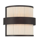 Two Light Wall Sconce<br /><span style="color:#4AB0CE;">Entrega: 4-10 dias en USA</span><br /><span style="color:#4AB0CE;font-size:60%;">PREGUNTE POR ENTREGA EN PANAMA</span><br />Collection: Harbor Wrap<br />Finish: Dark Bronze