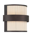 Two Light Wall Sconce<br /><span style="color:#4AB0CE;">Entrega: 4-10 dias en USA</span><br /><span style="color:#4AB0CE;font-size:60%;">PREGUNTE POR ENTREGA EN PANAMA</span><br />Collection: Harbor Wrap<br />Finish: Dark Bronze