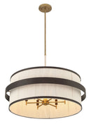 Six Light Pendant<br /><span style="color:#4AB0CE;">Entrega: 4-5 semanas en USA</span><br /><span style="color:#4AB0CE;font-size:60%;">PREGUNTE POR ENTREGA EN PANAMA</span><br />Collection: Harbor Wrap<br />Finish: Dark Bronze
