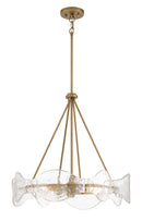 Six Light Pendant<br /><span style="color:#4AB0CE;">Entrega: 4-10 dias en USA</span><br /><span style="color:#4AB0CE;font-size:60%;">PREGUNTE POR ENTREGA EN PANAMA</span><br />Collection: Elora<br />Finish: Legacy Brass