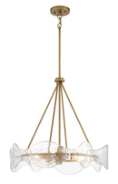 Six Light Pendant<br /><span style="color:#4AB0CE;">Entrega: 4-10 dias en USA</span><br /><span style="color:#4AB0CE;font-size:60%;">PREGUNTE POR ENTREGA EN PANAMA</span><br />Collection: Elora<br />Finish: Legacy Brass
