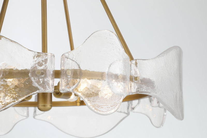 Six Light Pendant<br /><span style="color:#4AB0CE;">Entrega: 4-10 dias en USA</span><br /><span style="color:#4AB0CE;font-size:60%;">PREGUNTE POR ENTREGA EN PANAMA</span><br />Collection: Elora<br />Finish: Legacy Brass