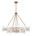 12 Light Pendant<br /><span style="color:#4AB0CE;">Entrega: 4-10 dias en USA</span><br /><span style="color:#4AB0CE;font-size:60%;">PREGUNTE POR ENTREGA EN PANAMA</span><br />Collection: Elora<br />Finish: Legacy Brass