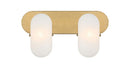 Two Light Vanity<br /><span style="color:#4AB0CE;">Entrega: 4-10 dias en USA</span><br /><span style="color:#4AB0CE;font-size:60%;">PREGUNTE POR ENTREGA EN PANAMA</span><br />Collection: Heathcote<br />Finish: Legacy Brass