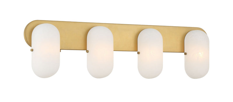 Four Light Vanity<br /><span style="color:#4AB0CE;">Entrega: 4-10 dias en USA</span><br /><span style="color:#4AB0CE;font-size:60%;">PREGUNTE POR ENTREGA EN PANAMA</span><br />Collection: Heathcote<br />Finish: Legacy Brass