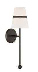 One Light Wall Sconce<br /><span style="color:#4AB0CE;">Entrega: 4-10 dias en USA</span><br /><span style="color:#4AB0CE;font-size:60%;">PREGUNTE POR ENTREGA EN PANAMA</span><br />Collection: Althia<br />Finish: Textured Dark Bronze