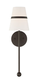 One Light Wall Sconce<br /><span style="color:#4AB0CE;">Entrega: 4-10 dias en USA</span><br /><span style="color:#4AB0CE;font-size:60%;">PREGUNTE POR ENTREGA EN PANAMA</span><br />Collection: Althia<br />Finish: Textured Dark Bronze