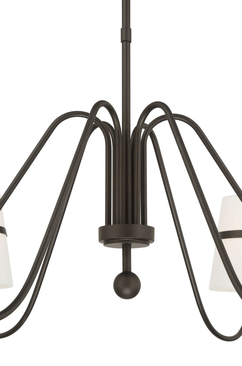 Six Light Chandelier<br /><span style="color:#4AB0CE;">Entrega: 4-10 dias en USA</span><br /><span style="color:#4AB0CE;font-size:60%;">PREGUNTE POR ENTREGA EN PANAMA</span><br />Collection: Althia<br />Finish: Textured Dark Bronze