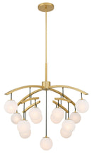 13 Light Chandelier<br /><span style="color:#4AB0CE;">Entrega: 4-10 dias en USA</span><br /><span style="color:#4AB0CE;font-size:60%;">PREGUNTE POR ENTREGA EN PANAMA</span><br />Collection: Curven<br />Finish: Legacy Brass