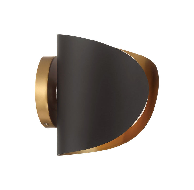 Minka-Lavery - 3771-855 - One Light Vanity - Flare - Dark Bronze