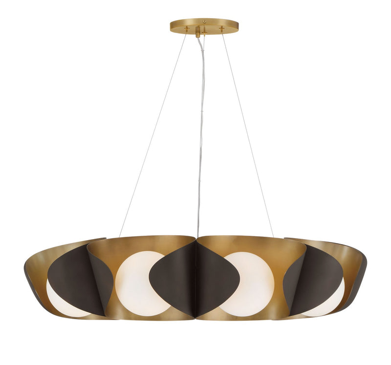 Nine Light Pendant<br /><span style="color:#4AB0CE;">Entrega: 4-10 dias en USA</span><br /><span style="color:#4AB0CE;font-size:60%;">PREGUNTE POR ENTREGA EN PANAMA</span><br />Collection: Flare<br />Finish: Dark Bronze