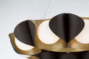 Minka-Lavery - 3779-855 - Nine Light Pendant - Flare - Dark Bronze
