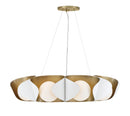 Nine Light Pendant<br /><span style="color:#4AB0CE;">Entrega: 4-10 dias en USA</span><br /><span style="color:#4AB0CE;font-size:60%;">PREGUNTE POR ENTREGA EN PANAMA</span><br />Collection: Flare<br />Finish: Sand White