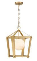 One Light Pendant<br /><span style="color:#4AB0CE;">Entrega: 4-10 dias en USA</span><br /><span style="color:#4AB0CE;font-size:60%;">PREGUNTE POR ENTREGA EN PANAMA</span><br />Collection: Shimmer<br />Finish: Legacy Brass