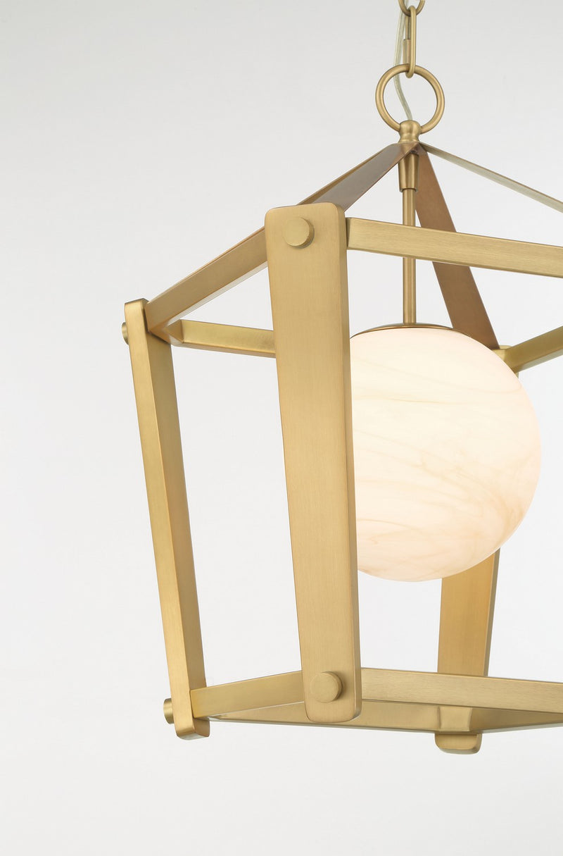 Minka-Lavery - 3784-732 - One Light Pendant - Shimmer - Legacy Brass