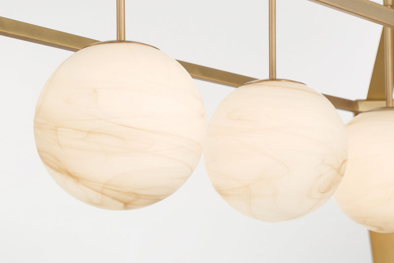 Minka-Lavery - 3787-732 - Four Light Island Pendant - Shimmer - Legacy Brass