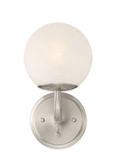 One Light Vanity<br /><span style="color:#4AB0CE;">Entrega: 4-10 dias en USA</span><br /><span style="color:#4AB0CE;font-size:60%;">PREGUNTE POR ENTREGA EN PANAMA</span><br />Collection: Whitehall<br />Finish: Brushed Nickel