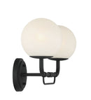 Minka-Lavery - 3792-899 - Two Light Vanity - Whitehall - Dark Matte Black