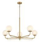 Five Light Chandelier<br /><span style="color:#4AB0CE;">Entrega: 2-3 semanas en USA</span><br /><span style="color:#4AB0CE;font-size:60%;">PREGUNTE POR ENTREGA EN PANAMA</span><br />Collection: Whitehall<br />Finish: Legacy Brass