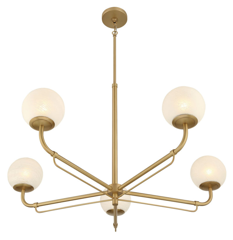 Five Light Chandelier<br /><span style="color:#4AB0CE;">Entrega: 4-10 dias en USA</span><br /><span style="color:#4AB0CE;font-size:60%;">PREGUNTE POR ENTREGA EN PANAMA</span><br />Collection: Whitehall<br />Finish: Legacy Brass