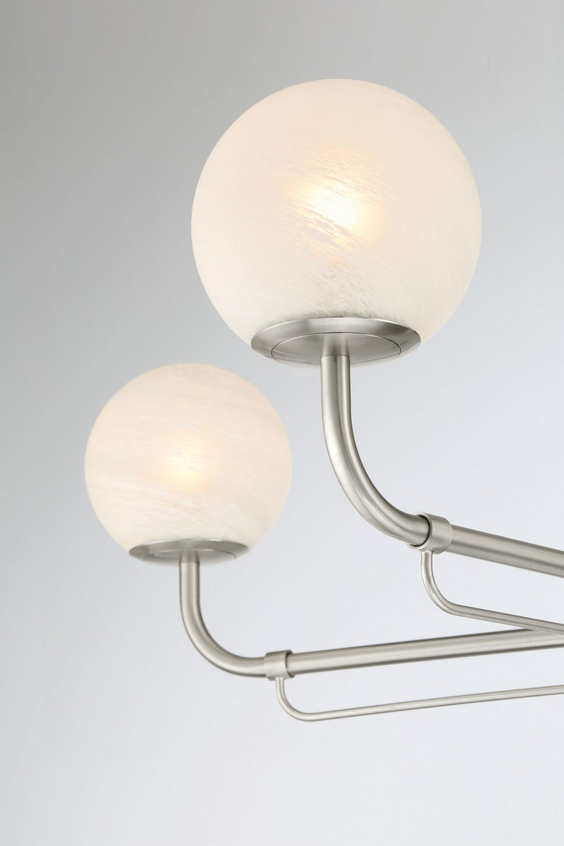 Minka-Lavery - 3795-84 - Five Light Chandelier - Whitehall - Brushed Nickel