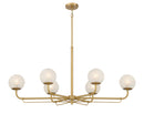 Six Light Island Pendant<br /><span style="color:#4AB0CE;">Entrega: 4-10 dias en USA</span><br /><span style="color:#4AB0CE;font-size:60%;">PREGUNTE POR ENTREGA EN PANAMA</span><br />Collection: Whitehall<br />Finish: Legacy Brass