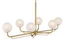 Six Light Island Pendant<br /><span style="color:#4AB0CE;">Entrega: 4-10 dias en USA</span><br /><span style="color:#4AB0CE;font-size:60%;">PREGUNTE POR ENTREGA EN PANAMA</span><br />Collection: Whitehall<br />Finish: Legacy Brass
