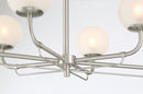 Minka-Lavery - 3796-84 - Six Light Island Pendant - Whitehall - Brushed Nickel