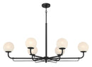 Six Light Island Pendant<br /><span style="color:#4AB0CE;">Entrega: 4-10 dias en USA</span><br /><span style="color:#4AB0CE;font-size:60%;">PREGUNTE POR ENTREGA EN PANAMA</span><br />Collection: Whitehall<br />Finish: Dark Matte Black
