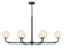 Six Light Island Pendant<br /><span style="color:#4AB0CE;">Entrega: 4-10 dias en USA</span><br /><span style="color:#4AB0CE;font-size:60%;">PREGUNTE POR ENTREGA EN PANAMA</span><br />Collection: Whitehall<br />Finish: Dark Matte Black