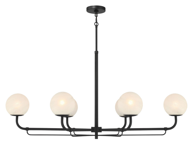 Six Light Island Pendant<br /><span style="color:#4AB0CE;">Entrega: 4-10 dias en USA</span><br /><span style="color:#4AB0CE;font-size:60%;">PREGUNTE POR ENTREGA EN PANAMA</span><br />Collection: Whitehall<br />Finish: Dark Matte Black