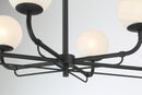 Minka-Lavery - 3796-899 - Six Light Island Pendant - Whitehall - Dark Matte Black