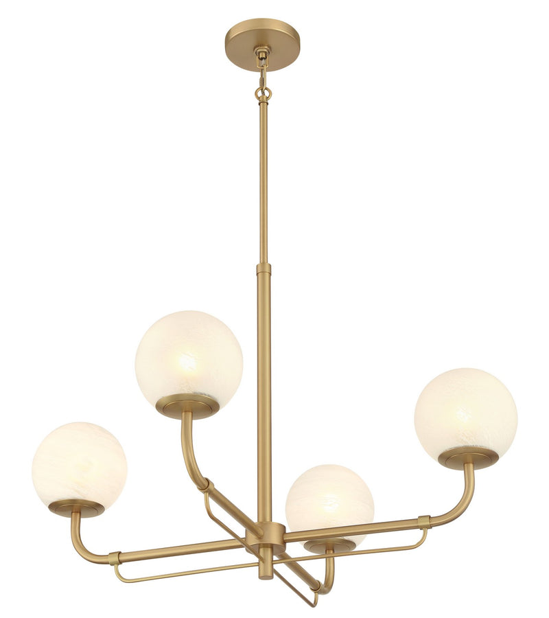Four Light Chandelier<br /><span style="color:#4AB0CE;">Entrega: 4-10 dias en USA</span><br /><span style="color:#4AB0CE;font-size:60%;">PREGUNTE POR ENTREGA EN PANAMA</span><br />Collection: Whitehall<br />Finish: Legacy Brass
