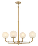 Four Light Chandelier<br /><span style="color:#4AB0CE;">Entrega: 1-2 semanas en USA</span><br /><span style="color:#4AB0CE;font-size:60%;">PREGUNTE POR ENTREGA EN PANAMA</span><br />Collection: Whitehall<br />Finish: Legacy Brass