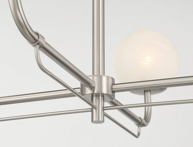 Four Light Chandelier<br /><span style="color:#4AB0CE;">Entrega: 4-10 dias en USA</span><br /><span style="color:#4AB0CE;font-size:60%;">PREGUNTE POR ENTREGA EN PANAMA</span><br />Collection: Whitehall<br />Finish: Brushed Nickel