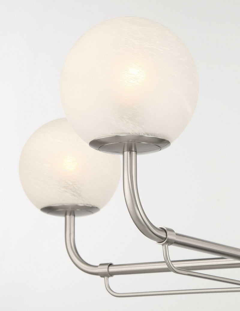 Four Light Chandelier<br /><span style="color:#4AB0CE;">Entrega: 4-10 dias en USA</span><br /><span style="color:#4AB0CE;font-size:60%;">PREGUNTE POR ENTREGA EN PANAMA</span><br />Collection: Whitehall<br />Finish: Brushed Nickel