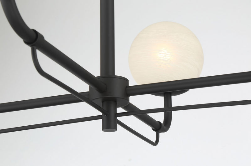 Four Light Chandelier<br /><span style="color:#4AB0CE;">Entrega: 4-10 dias en USA</span><br /><span style="color:#4AB0CE;font-size:60%;">PREGUNTE POR ENTREGA EN PANAMA</span><br />Collection: Whitehall<br />Finish: Dark Matte Black